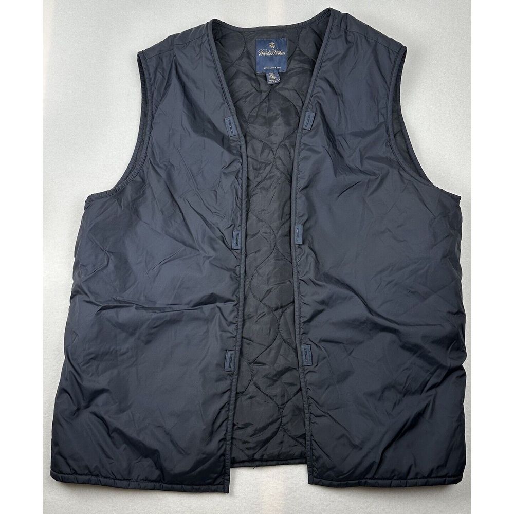 Brooks Brothers Nylon Removable Buttonless Liner‎ Vest XXL